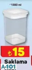 SAKLAMA KABI 1300 ML SAKLAMA KABI 1300 ML